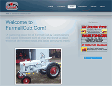 Tablet Screenshot of farmallcub.com