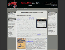 Tablet Screenshot of farmallcub.info